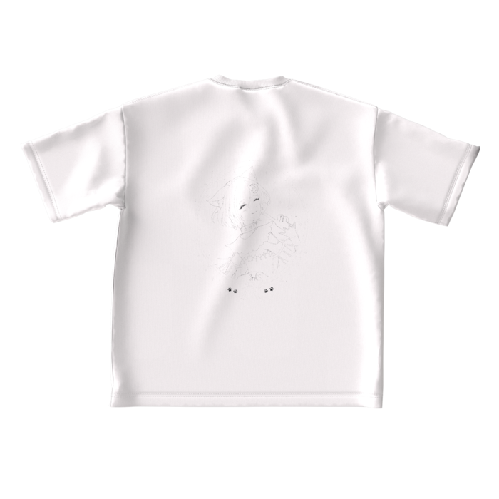 ビッグシルエットTシャツ - L - ホワイト