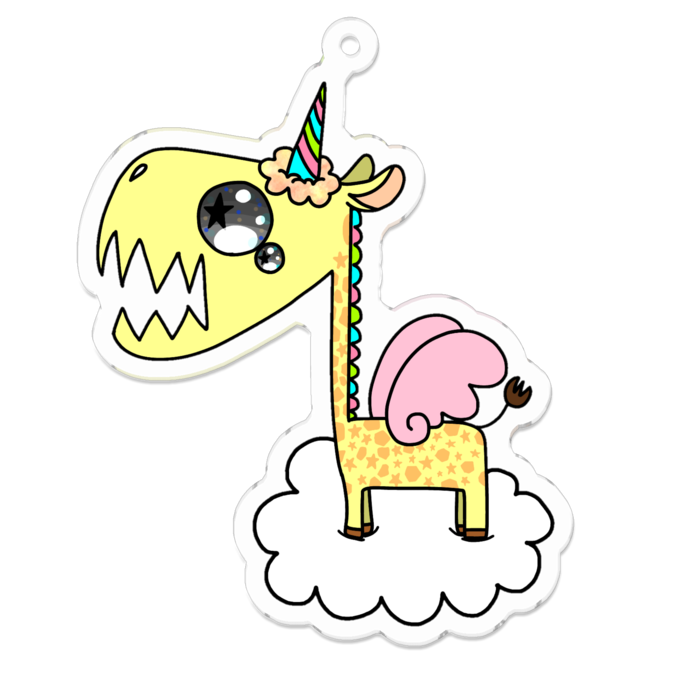 アクリルキーホルダー - 70 x 70 (mm)