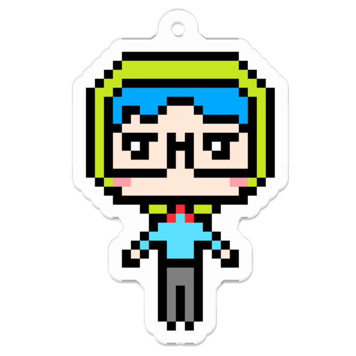 アクリルキーホルダー - 50 x 50 (mm)