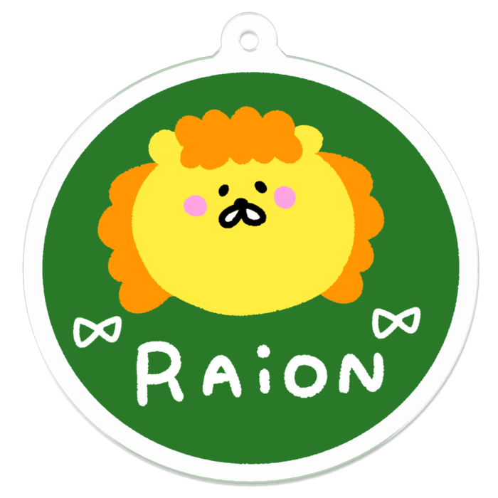 アクリルキーホルダー - 50 x 50 (mm)