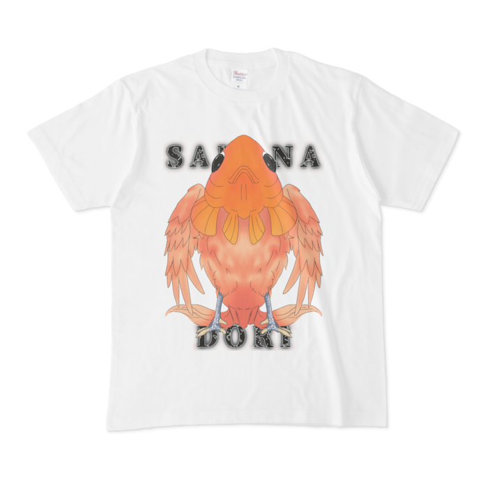 サカナドリtシャツ 鵜ノ真似鴉 Booth