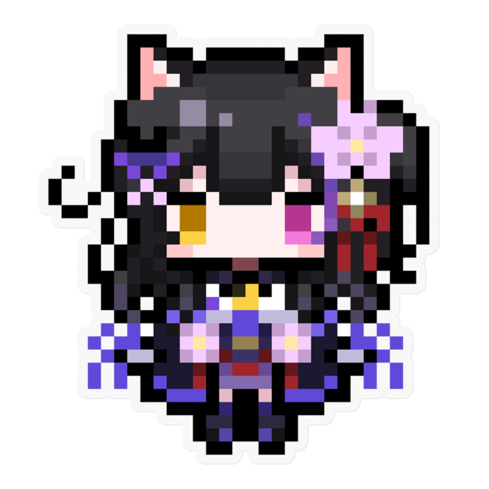 クリアステッカー(でか) - 100 x 100 (mm)