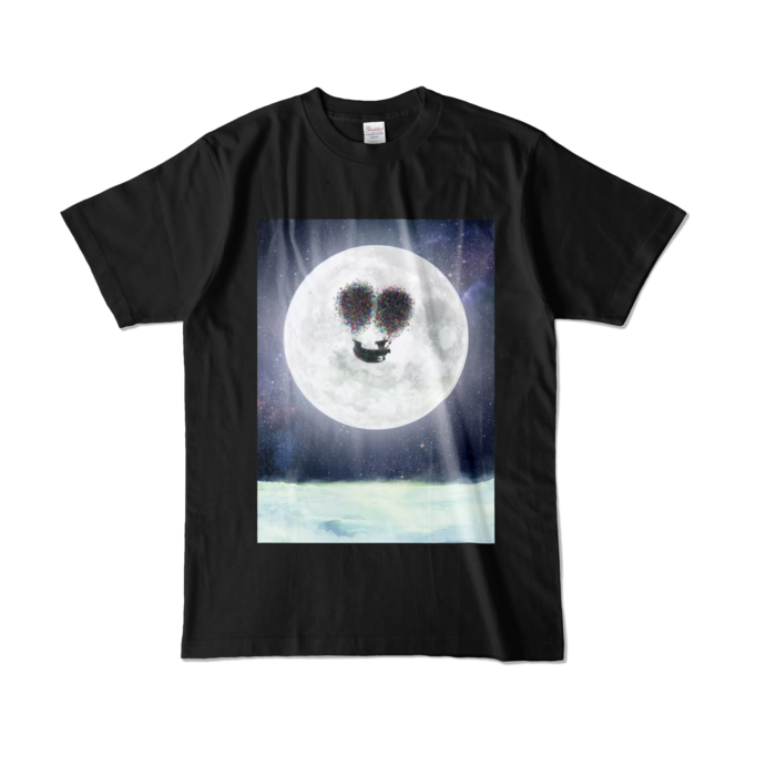 カラーTシャツ - L - ブラック (濃色)