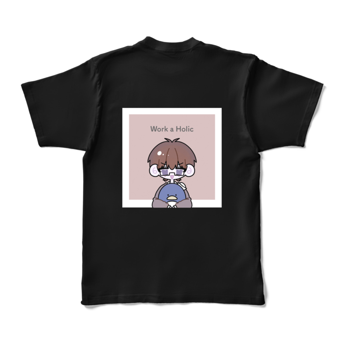 カラーTシャツ - XL - ブラック (濃色)