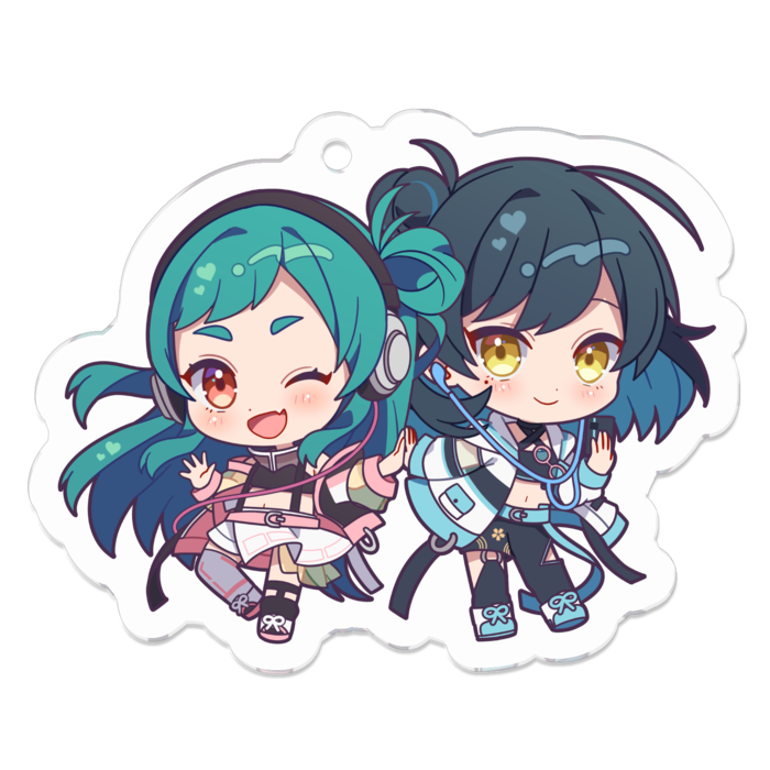 アクリルキーホルダー - 50 x 50 (mm)