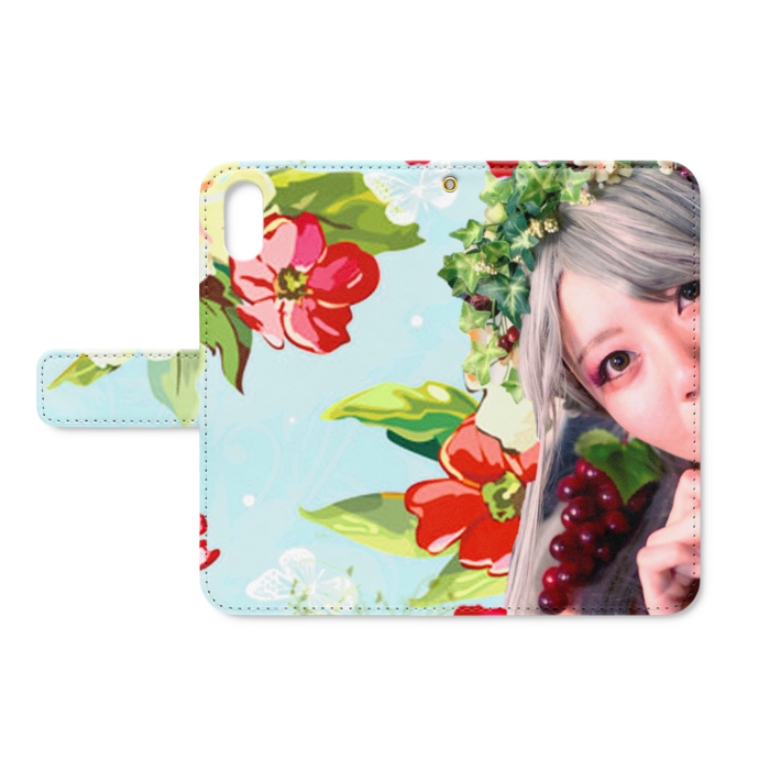 手帳型iPhoneケース - iPhone XS / X - ストラップ穴 あり