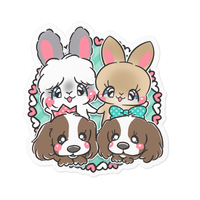 ステッカー - 100 x 100 (mm)