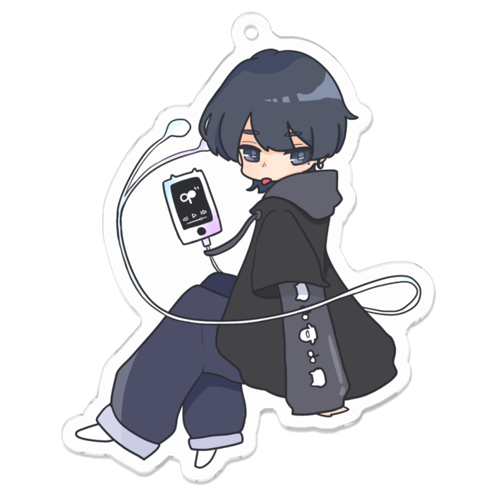 アクリルキーホルダー（コーティング） - 70 x 70 (mm)