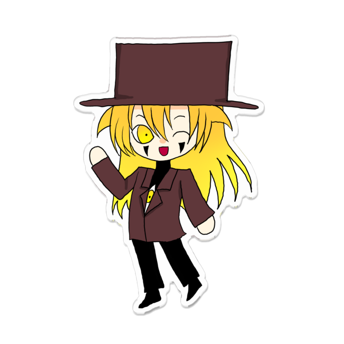 アクリルバッジ - 100 x 100 (mm)