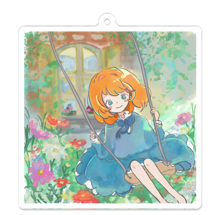 アクリルキーホルダー - 70 x 70 (mm)