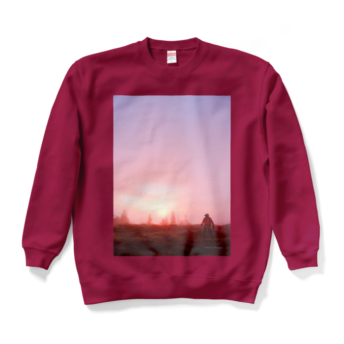 スウェット - XL - バーガンディ