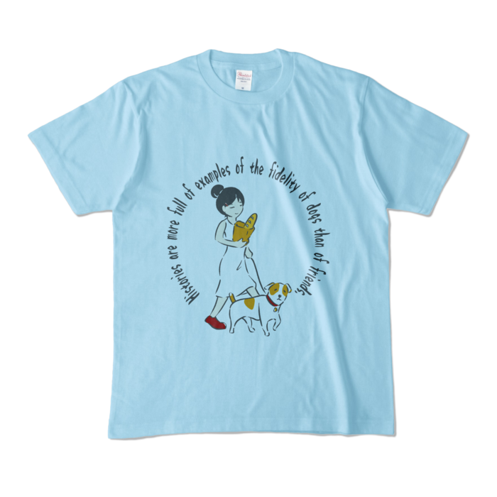カラーTシャツ - M - ライトブルー (淡色)