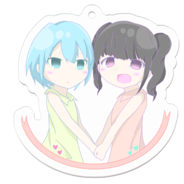 アクリルキーホルダー - 50 x 50 (mm)