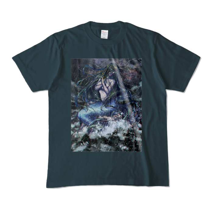 カラーTシャツ - M - デニム (濃色)