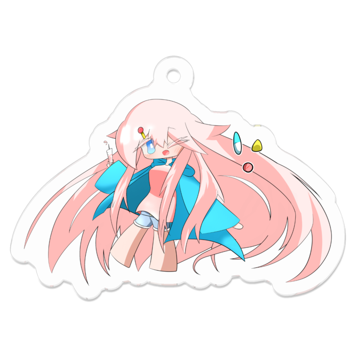 アクリルキーホルダー - 50 x 50 (mm)