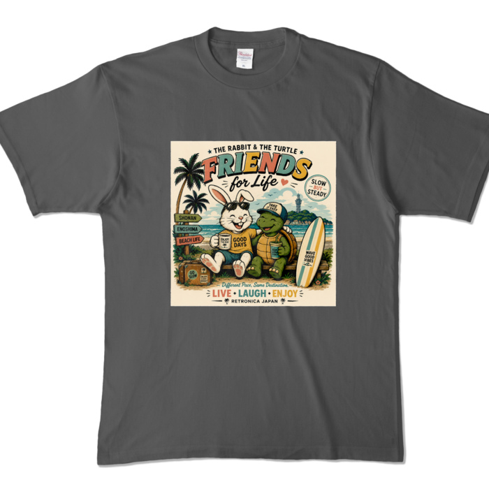 カラーTシャツ - XL - チャコール (濃色)
