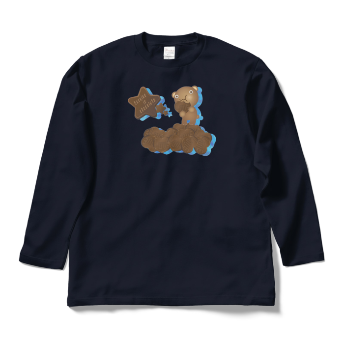 ロングスリーブTシャツ - L - ネイビー