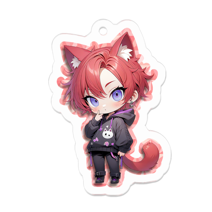 アクリルキーホルダー - 50 x 50 (mm)