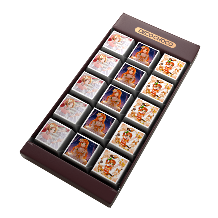 DECOチョコ - 列ごとにデザイン