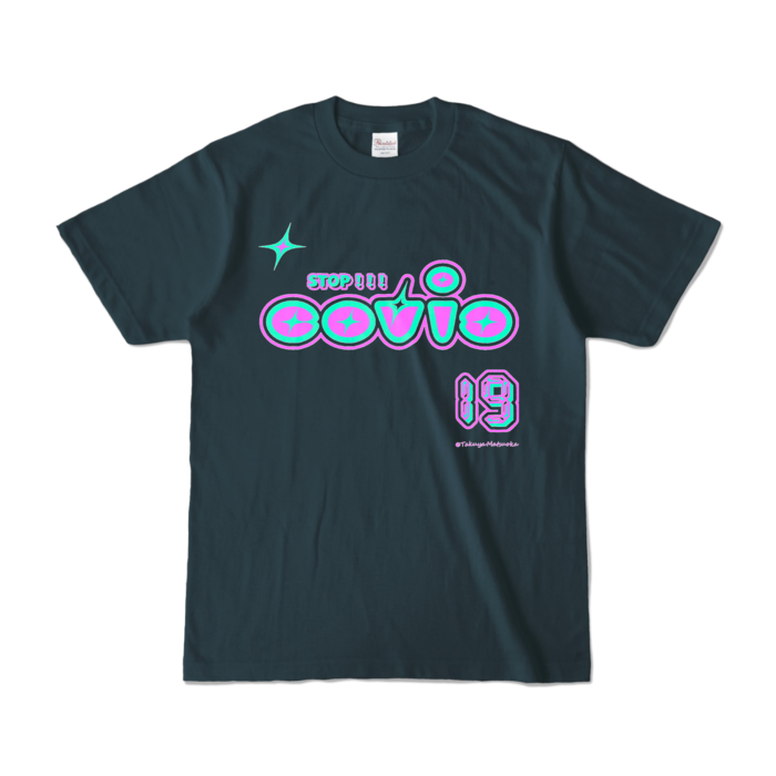 カラーTシャツ - S - デニム (濃色)