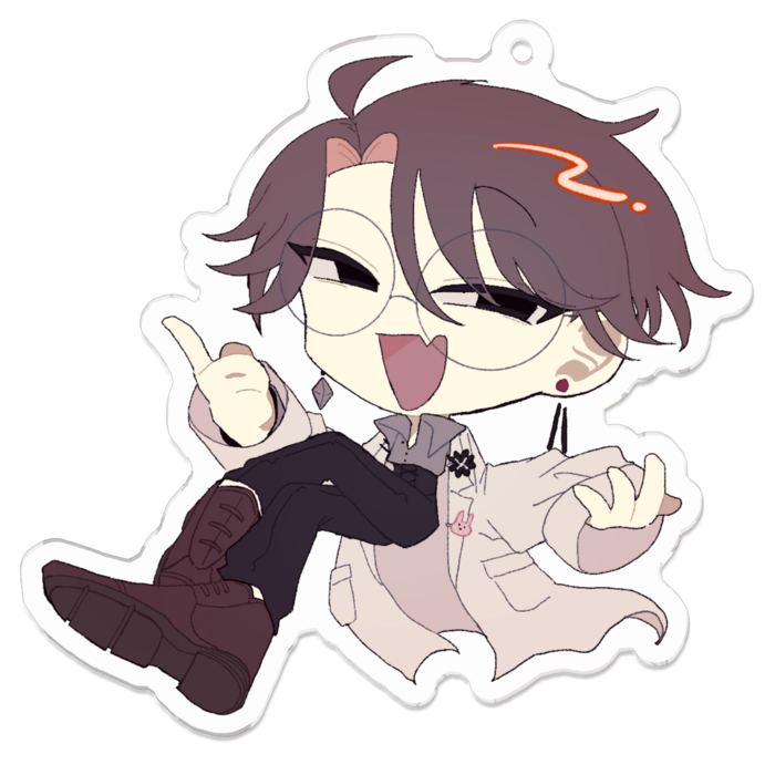 アクリルキーホルダー - 70 x 70 (mm)