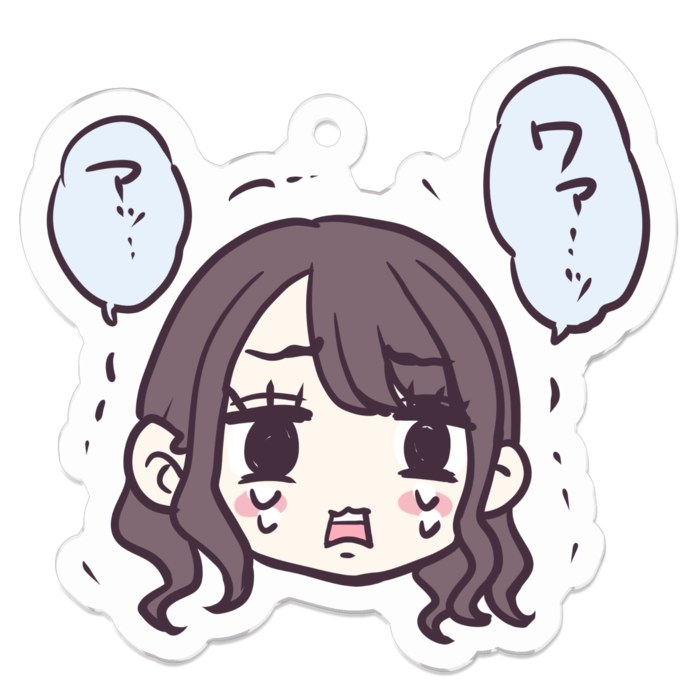 アクリルキーホルダー - 50 x 50 (mm)