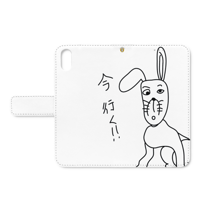 手帳型iPhoneケース - iPhone XS / X - ストラップ穴 あり