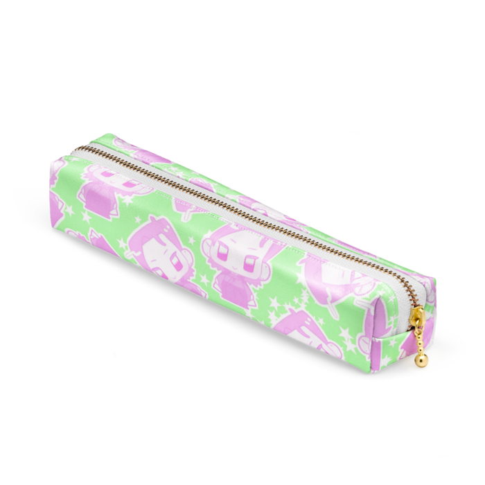 ペンケース緑
