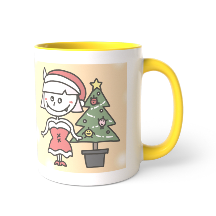 ツートンカラーマグカップ - 直径 8.2cm / 高さ 9.5cm