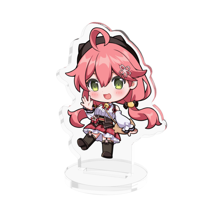 ちびさくらみこアクリルフィギュア - 50x50mm