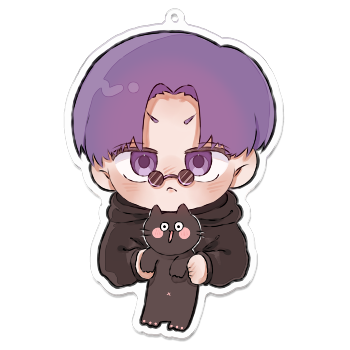 アクリルキーホルダー - 100 x 100 (mm)