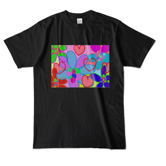 カラーTシャツ - L - ブラック (濃色)