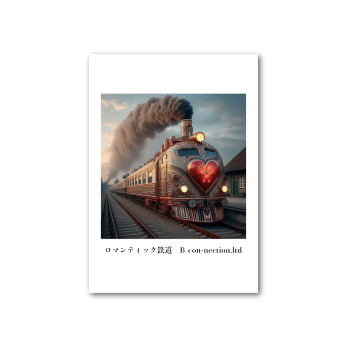 フォト風カード - 縦 - 片面