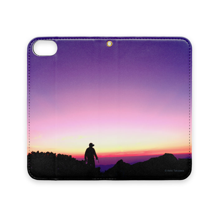 手帳型iPhoneケース（ベルトなし） - iPhone 7 / 8 / SE(第2・第3世代) - ストラップ穴 あり