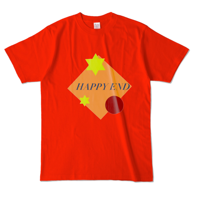 カラーTシャツ - L - レッド (濃色)