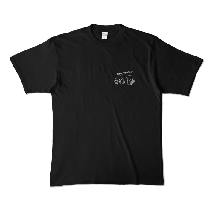 カラーTシャツ - XL - ブラック (濃色)