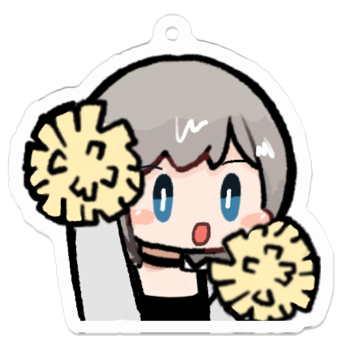 アクリルキーホルダー - 50 x 50 (mm)