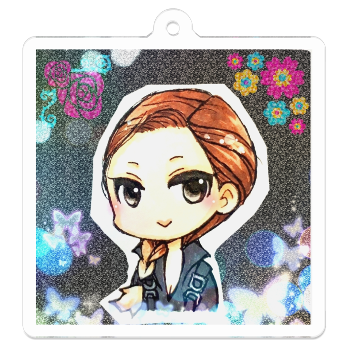 アクリルキーホルダー - 50 x 50 (mm)