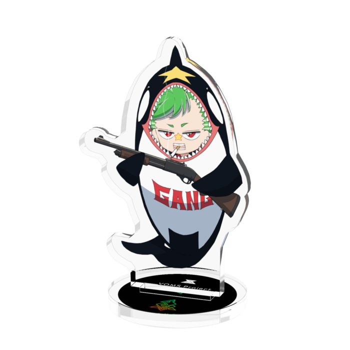 大門地リューゴン "ギャングのすがた" アクリルフィギュア - 50x50mm