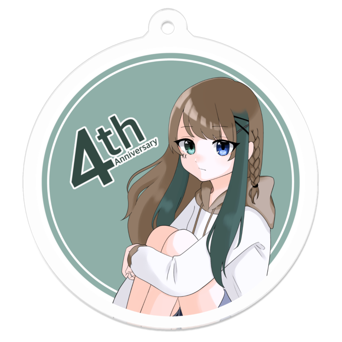 アクリルキーホルダー - 50 x 50 (mm)