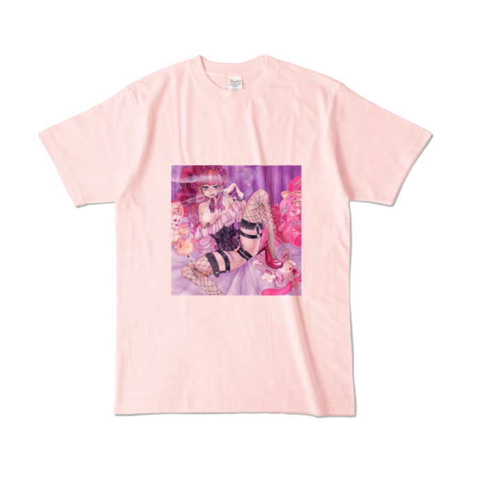 カラーTシャツ - L - ライトピンク (淡色)