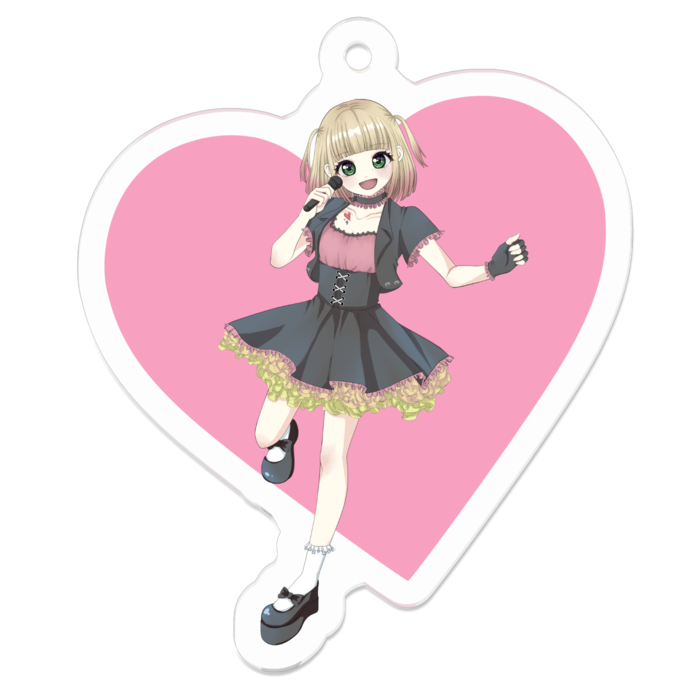 アクリルキーホルダー - 50 x 50 (mm)