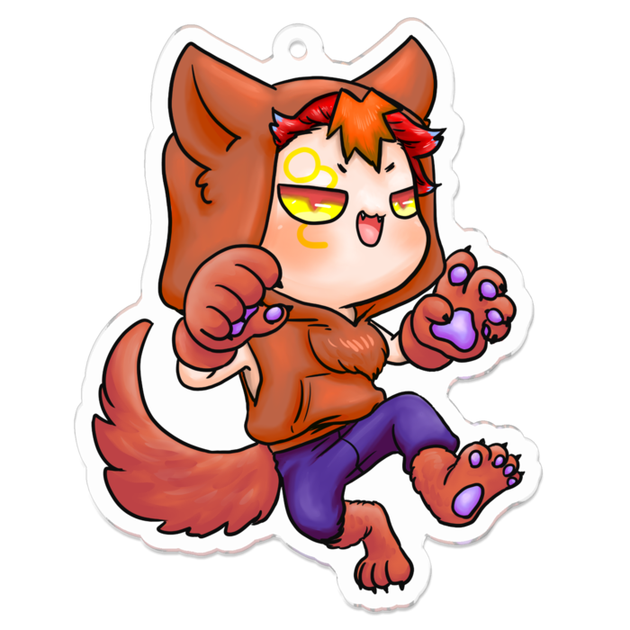 アクリルキーホルダー - 70 x 70 (mm)