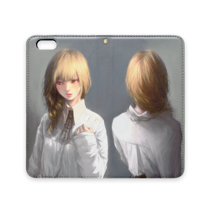 手帳型iPhoneケース(ベルトなし) - iPhone 6 Plus / 6s Plus - ストラップ穴 あり