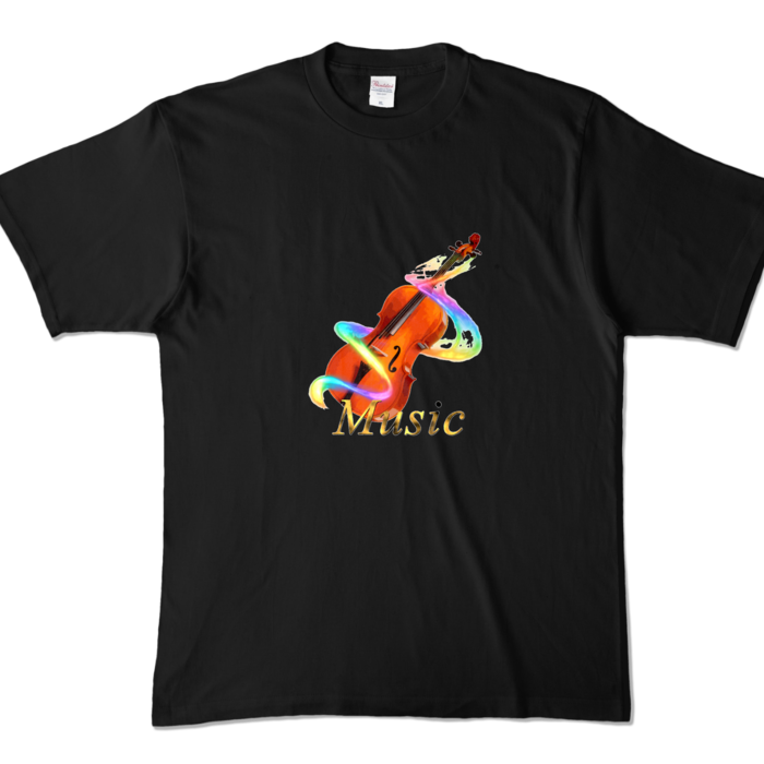 カラーTシャツ - XL - ブラック (濃色)