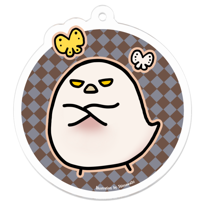 アクリルキーホルダー - 50 x 50 (mm)