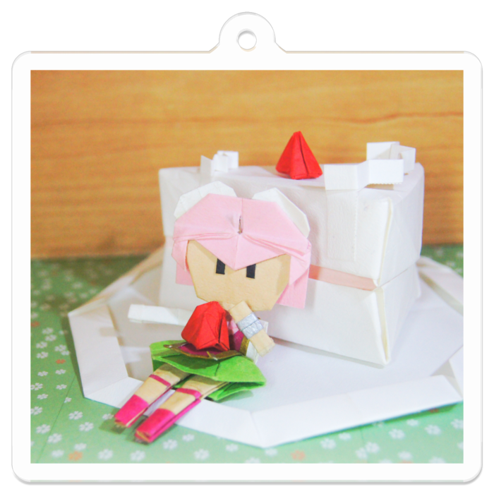 アクリルキーホルダー - 50 x 50 (mm)