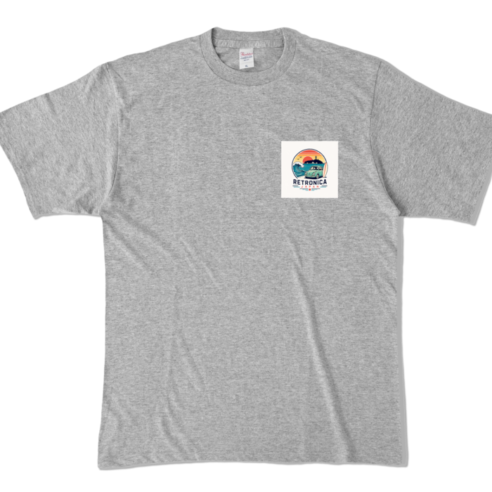 カラーTシャツ - XL - 杢グレー (濃色)