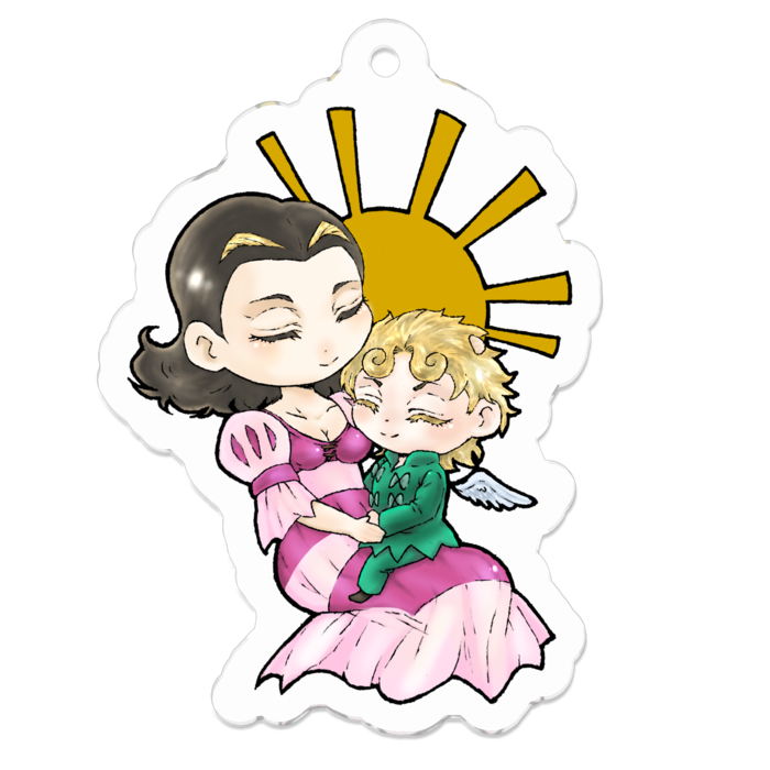 アクリルキーホルダー - 50 x 50 (mm)