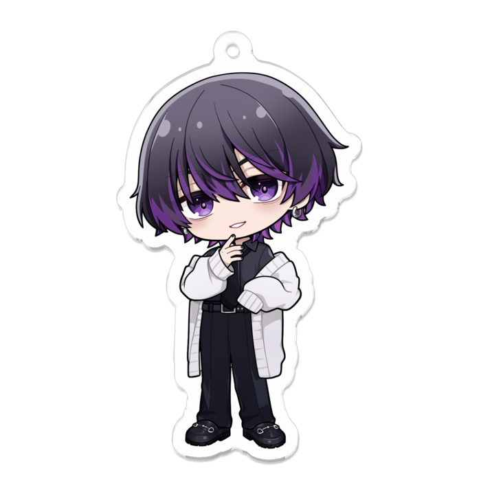 アクリルキーホルダー Mサイズ - 70 x 70 (mm)